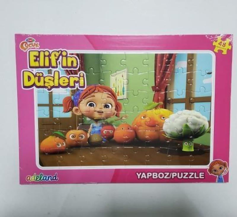 Trt Çocuk Elif'in Düşleri 48 Parça Yapboz (Puzzle)