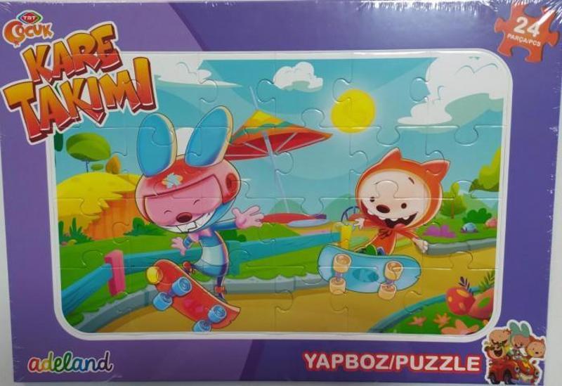 Trt Çocuk Kare Takımı 24 Parça Yapboz (Puzzle)