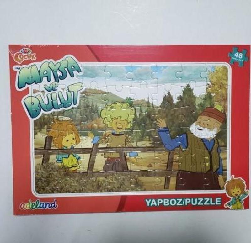 Trt Çocuk Maysa ve Bulut 48 Parça Yapboz (Puzzle)