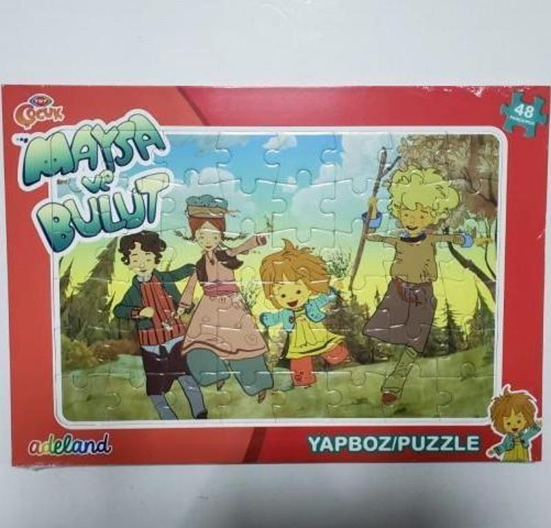 Trt Çocuk Maysa ve Bulut 48 Parça Yapboz (Puzzle)