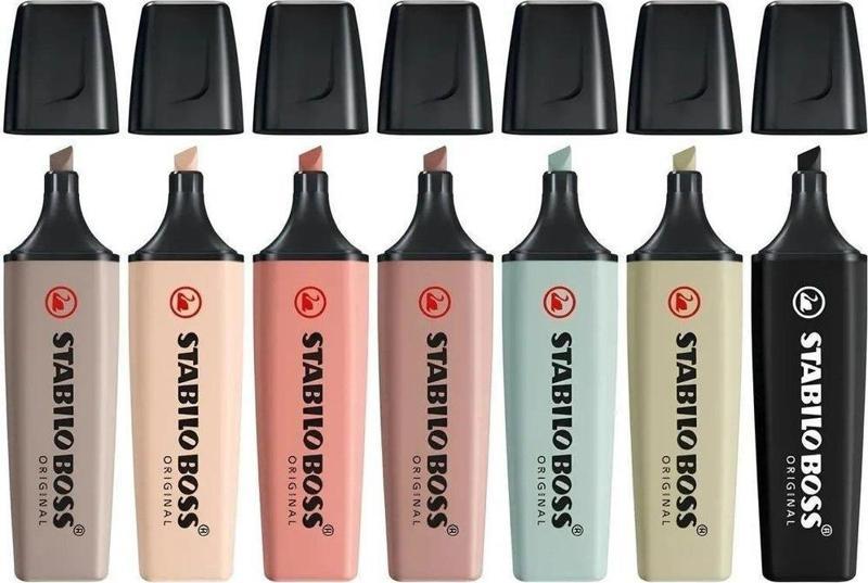 Boss Nature Colors 7 Renk 2024 Yeni Doğal Renkler Serisi Set
