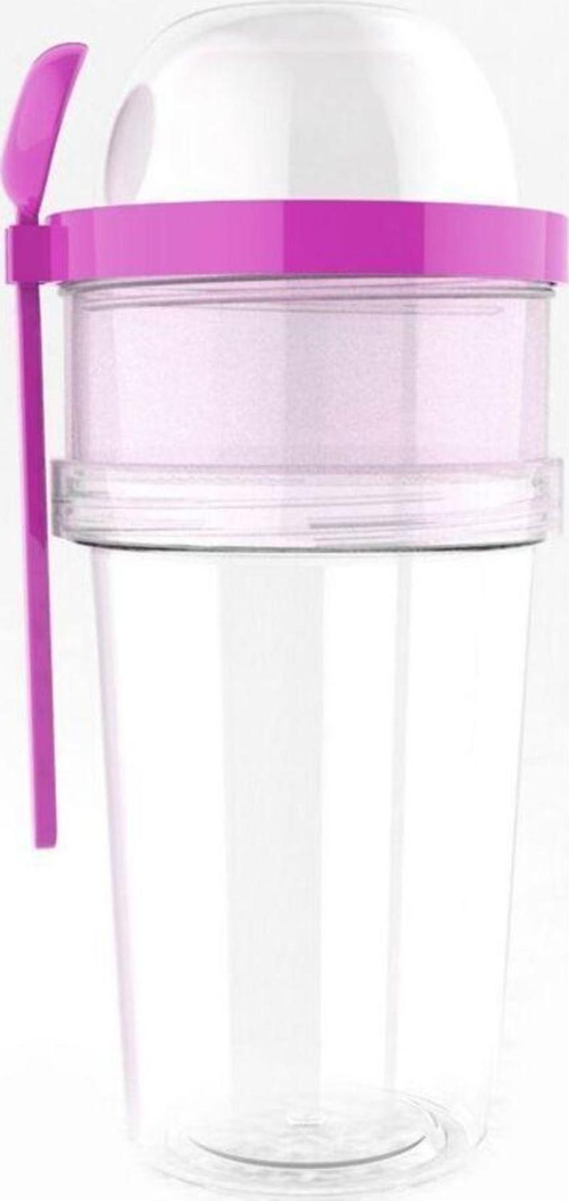 Capsularge Pembe Bpa Içermez 750 ml Atıştırmalık Kabı