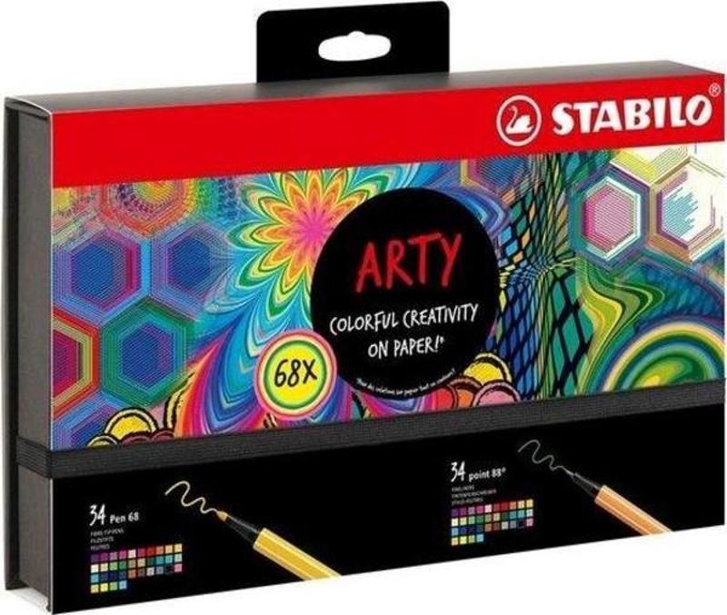 Kreatif Set Arty 68li pen+point