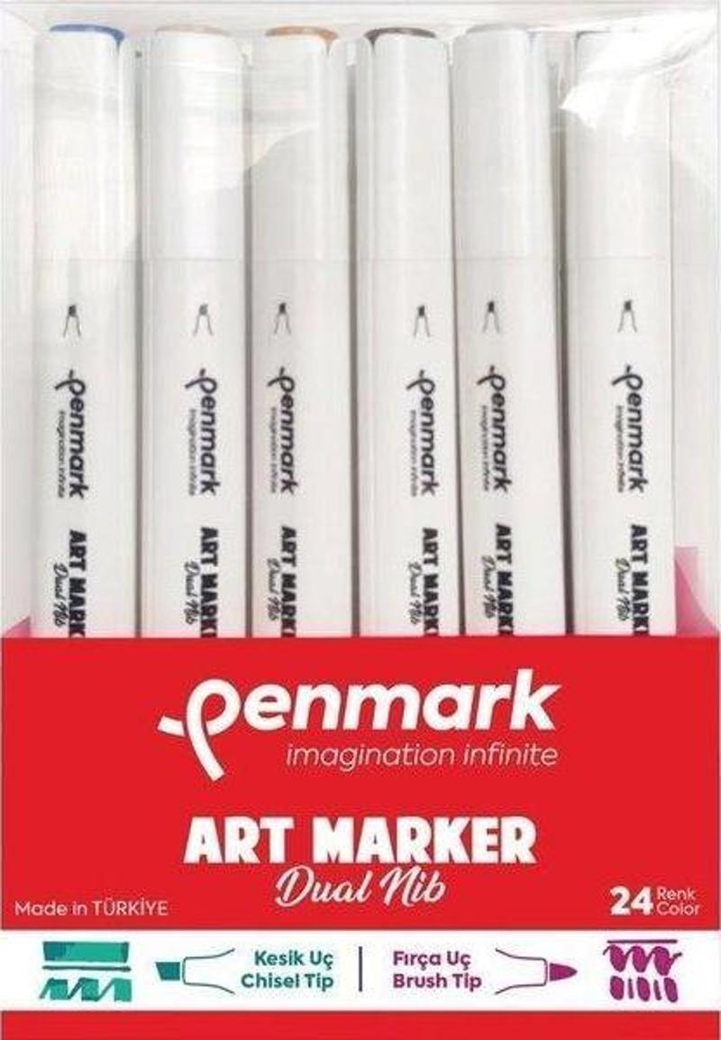 Marker's Art Brush Kalem 24 Lü Set