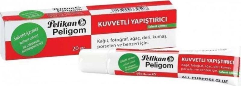 Pelikan Peligom Solventsiz Yapıştırıcı 20 Gram (12 Li Paket)