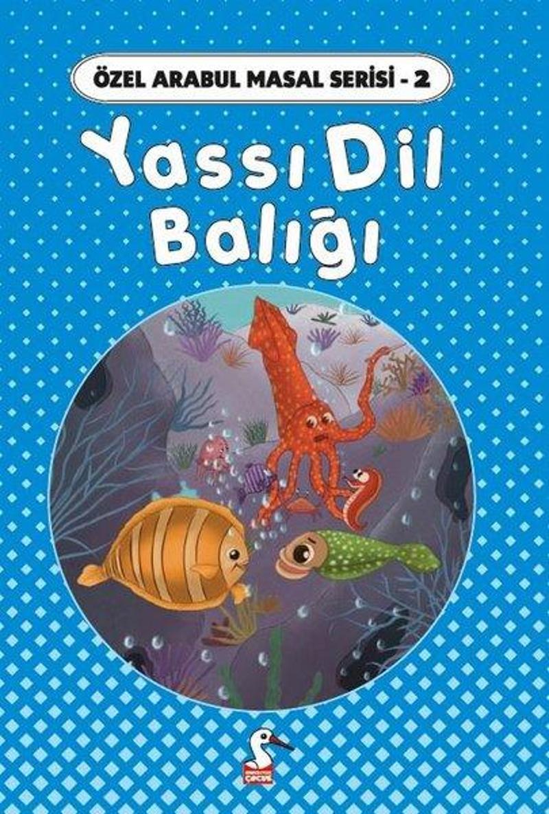 Kırmızı Leylek Çocuk Kitapları Yassı Dil Balığı - Özel Arabul
