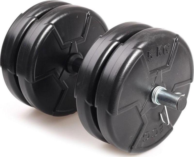 Spor 20 Kg (1x 20 Kg) Dambıl Seti Ve Ağırlık Seti Vücut Geliştirme Aleti
