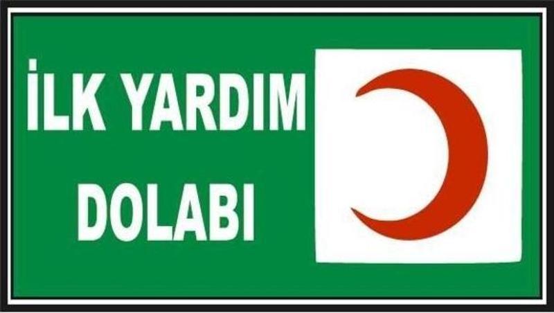 Fosforlu İlk Yardım Dolabı Levhası  - Fotolümenli