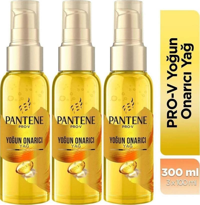 Saç Bakım Yağı Keratin Özlü Onarıcı E Vitaminli 100 Ml x 3