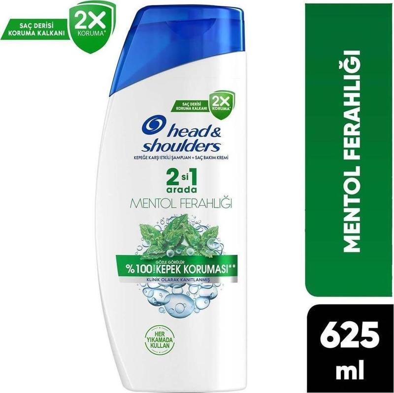 Head And Shoulders Şampuan Mentol Ferahlığı 2İn1 625 Ml