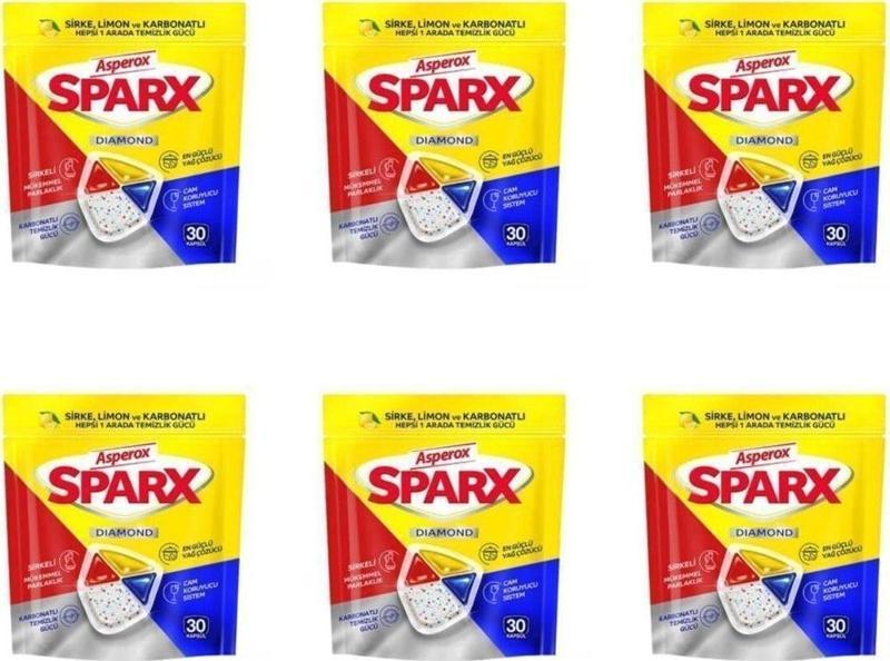 Sparx Bulaşık Makinesi Tableti 30'lu 6 Adet