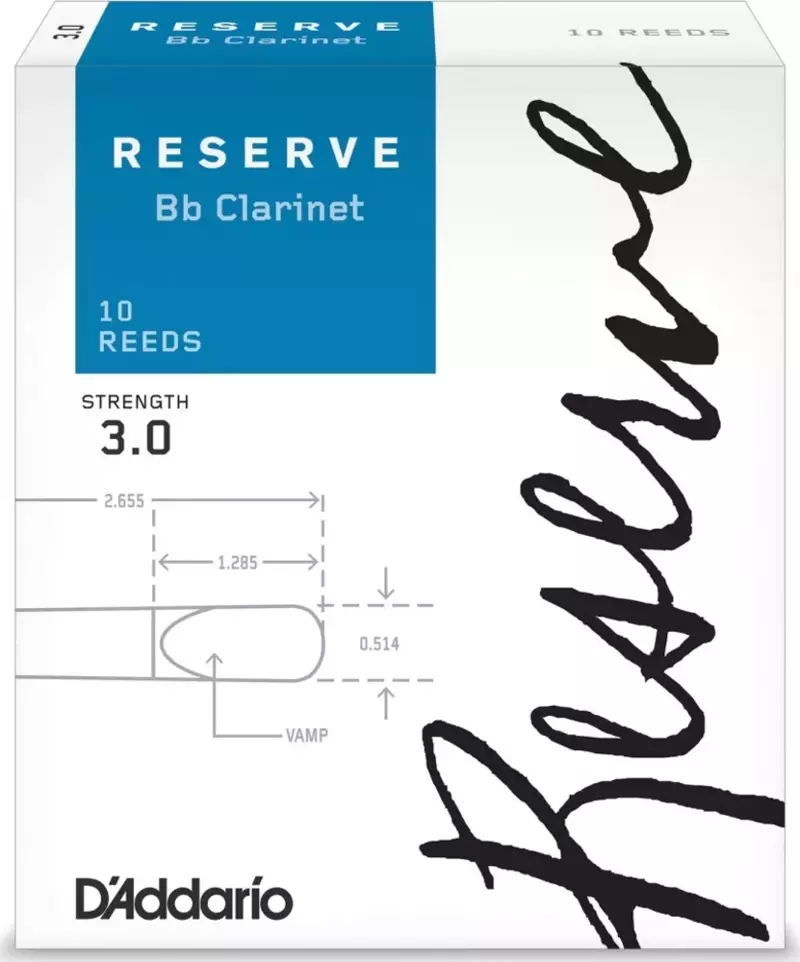 D'addario Woodwinds Reserve Dcr1030 Sib Klarnet Kamışı No:3