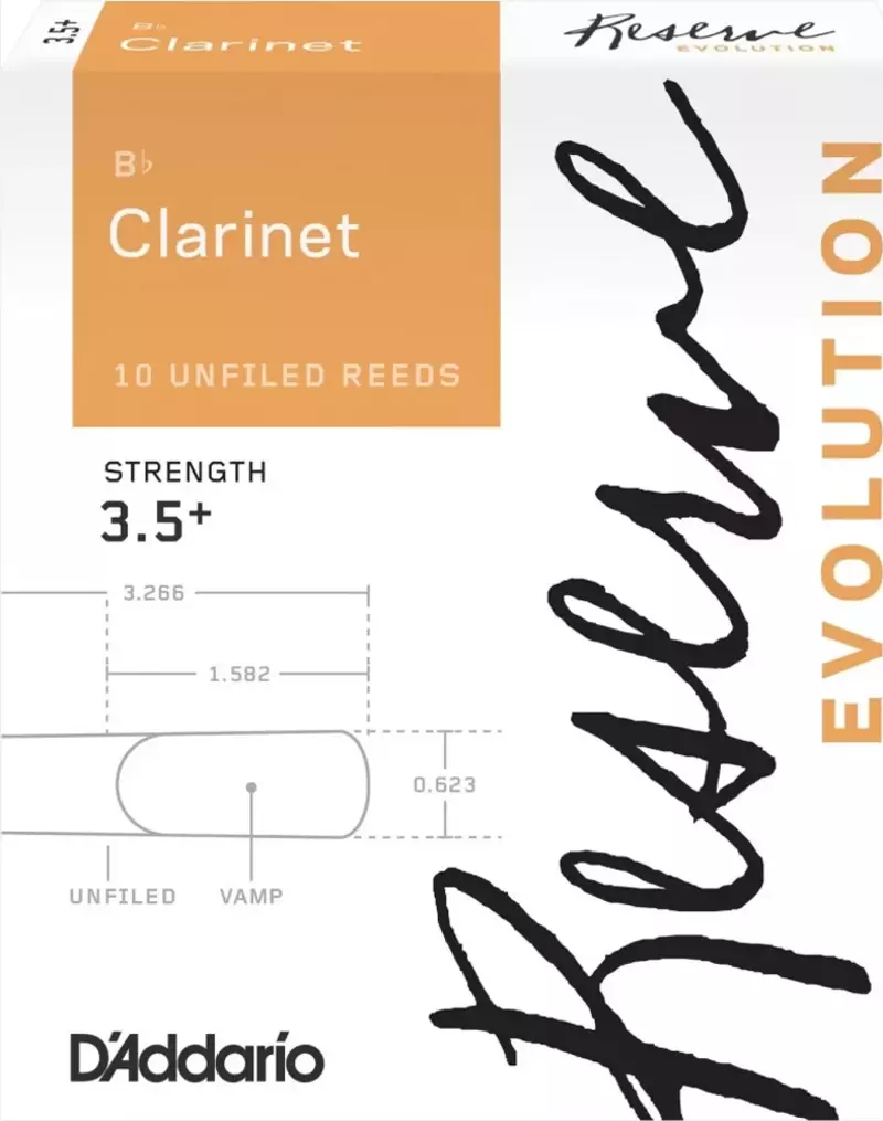 D'addario Woodwinds Reserve Evolution Dce10355 Sib Klarnet Kamışı No:3.5+