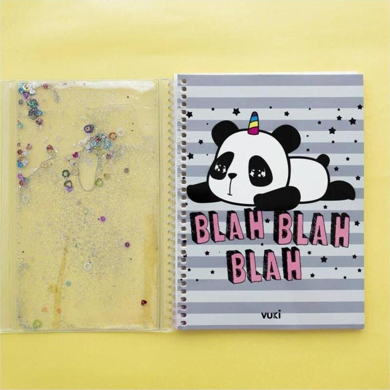 Vuki Sulu Çantalı Defter Orta Boy Panda