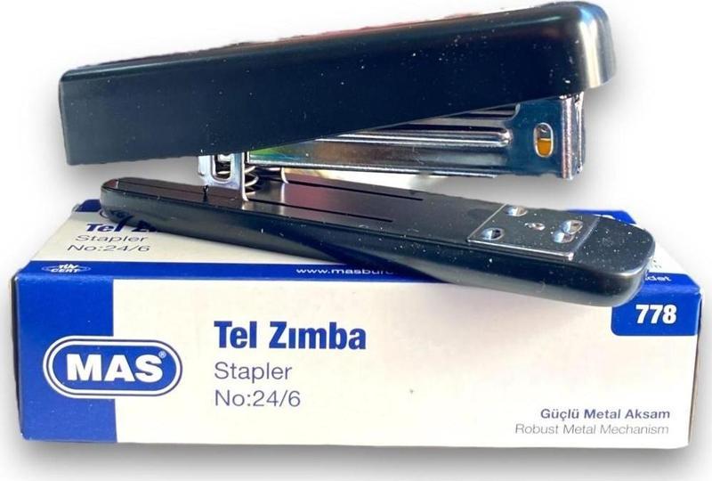 Zımba Makinesi Sturdy L 24/6 Siyah Zımba Makinası