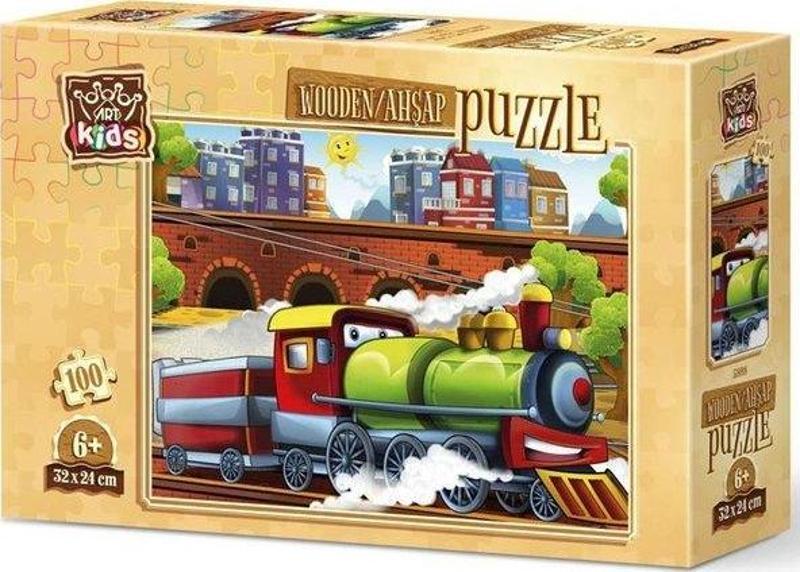 Nereye Çufçufluyoruz? 100 Parça Ahşap Puzzle 5898