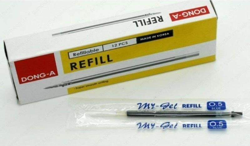 Tükenmez Kalem Yedeği Mygel Jel 0.5 MM Mavi 211120 (12 Li Paket)