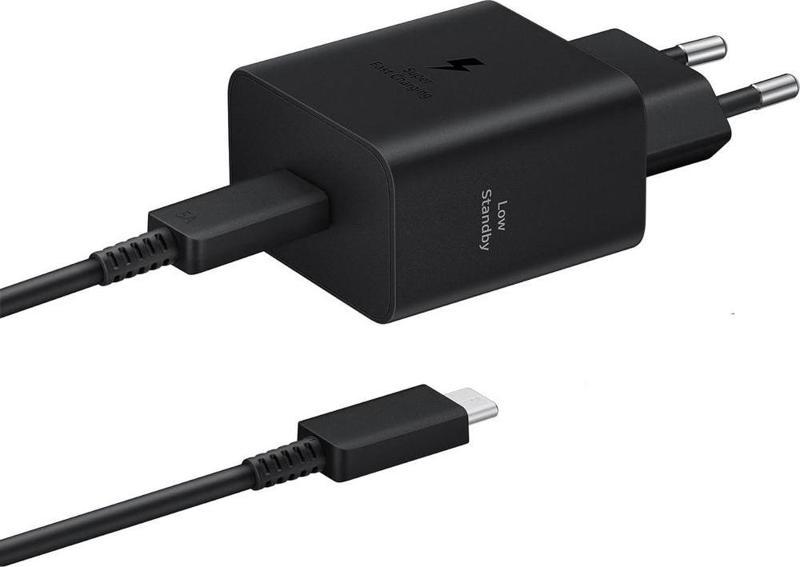 EP-T4511X Type-C Süper Hızlı Şarj Cihazı 45W Siyah Samsung Türkiye Garantili