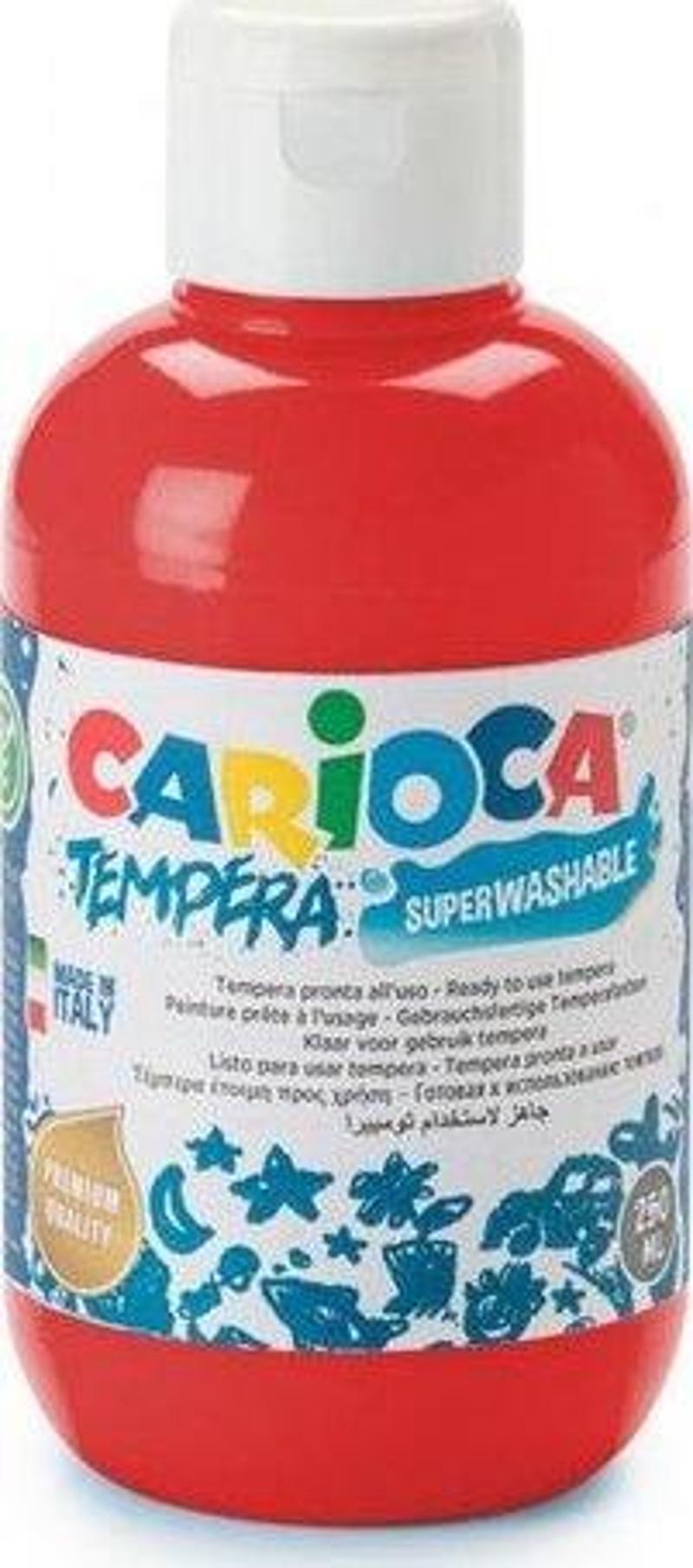 Süper Yıkanabilir 250 ml Kırmızı Guaj Boya