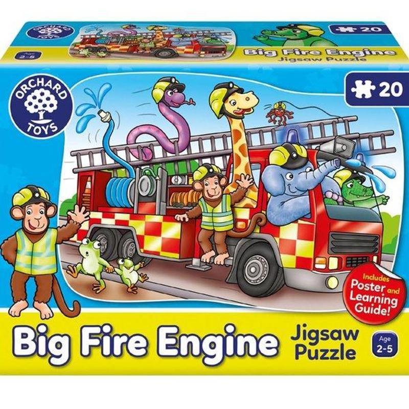 Orchard Orchard Big Fire Engine Yeni Tasarım Çocuk Puzzle