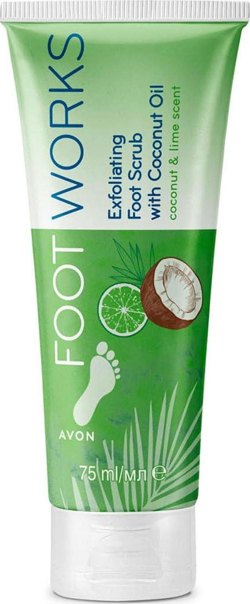 Footworks Hindistan Cevizi ve Misket Limonu Özlü Ayak için Scrub 75 Ml.