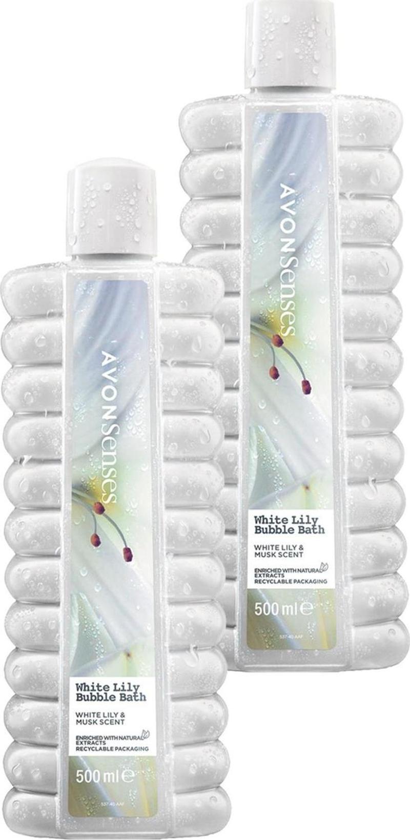 White Lily Zambak Banyo Köpüğü 500 Ml. İkili Set