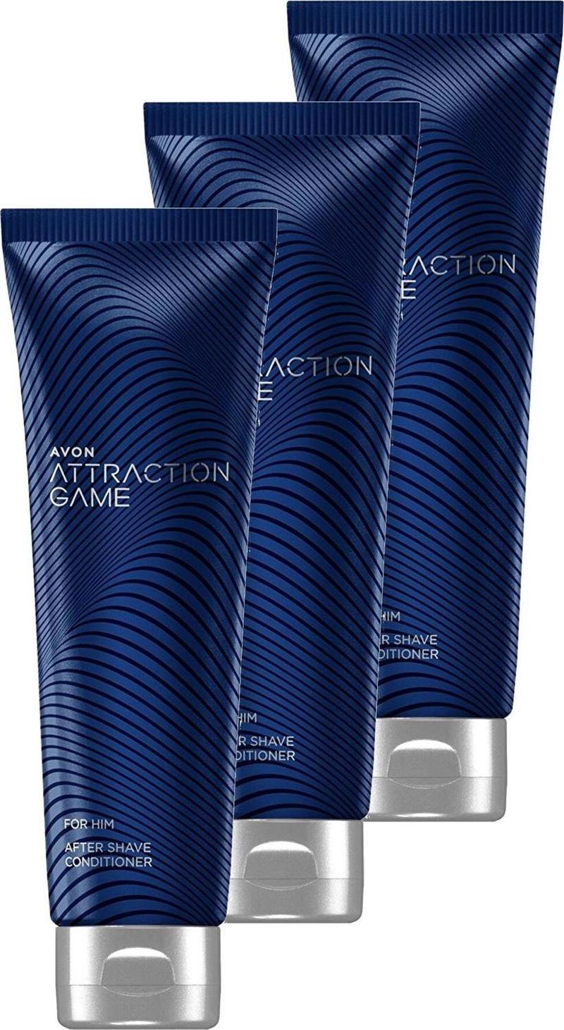 Attraction Game Erkek Tıraş Sonrası Losyonu 100 Ml. Üçlü Set