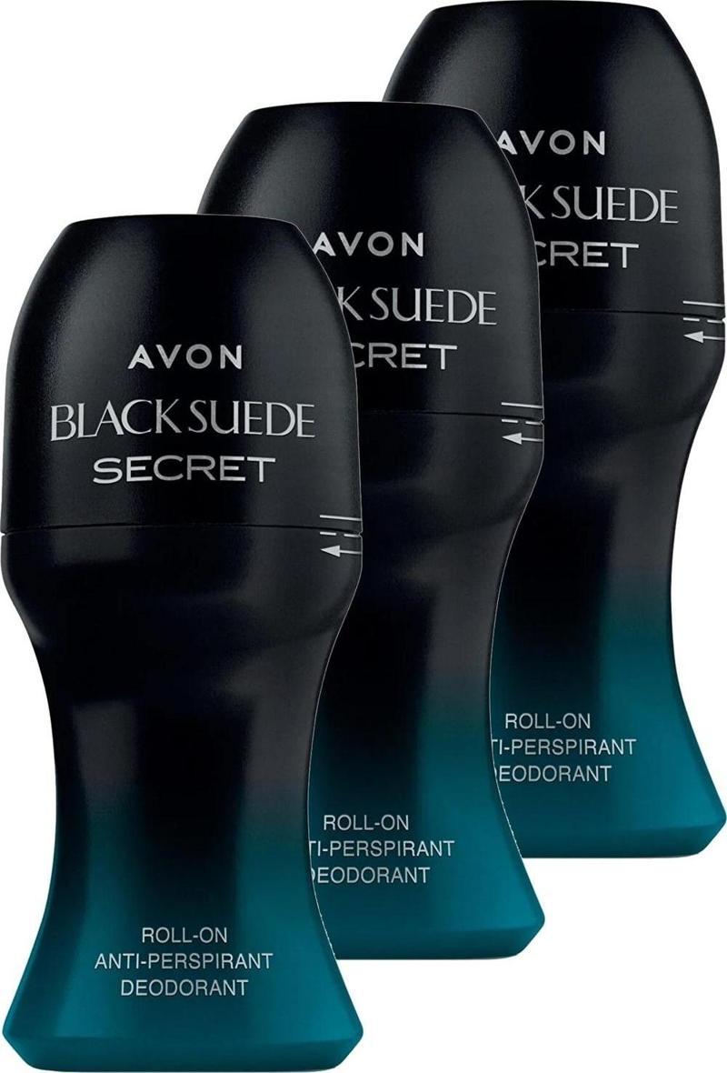 Black Suede Secret Erkek Rollon 50 Ml. Üçlü Set