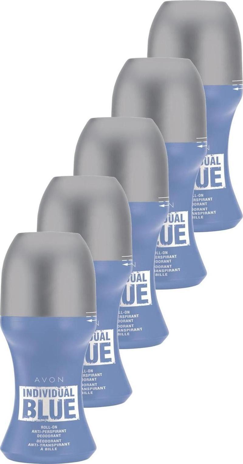 Individual Blue Erkek Rollon 50 Ml. Beşli Set