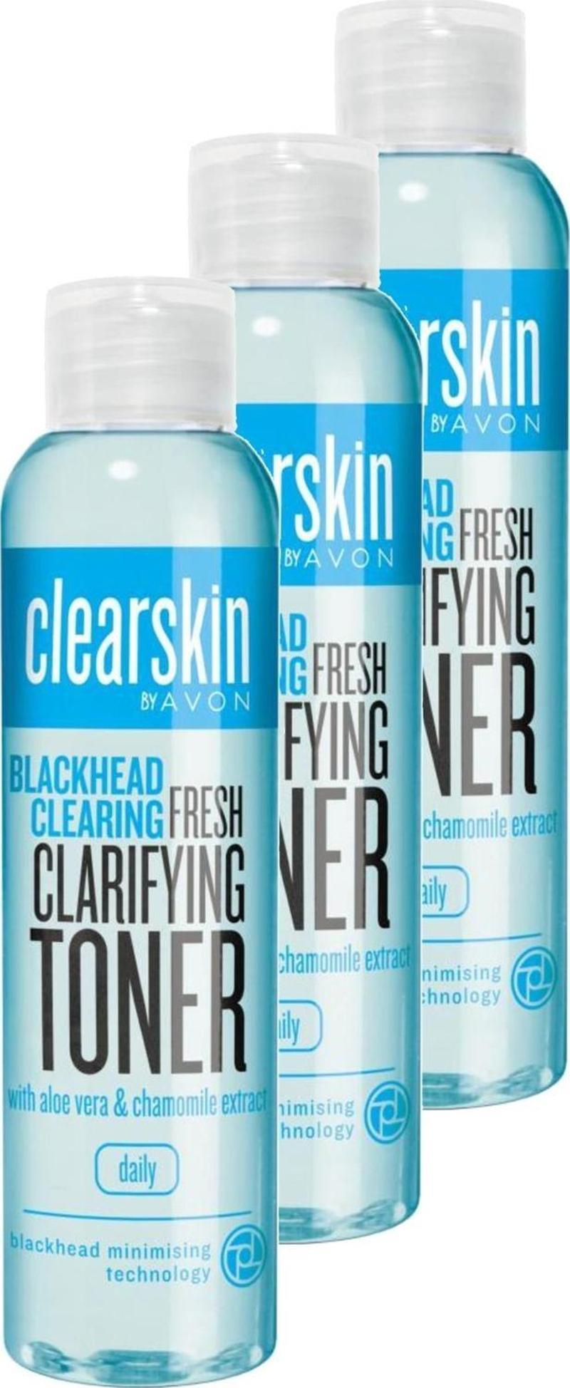 Clearskin Siyah Noktalar için Tonik 100 Ml. Üçlü Set