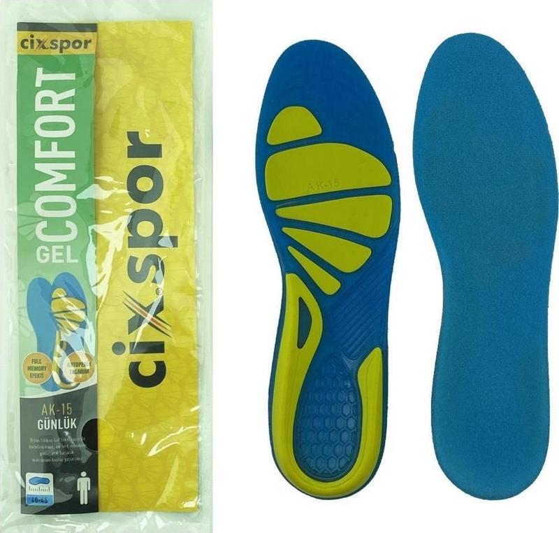 Spor Blue Gel Ayakkabı Tabanlığı Mavi