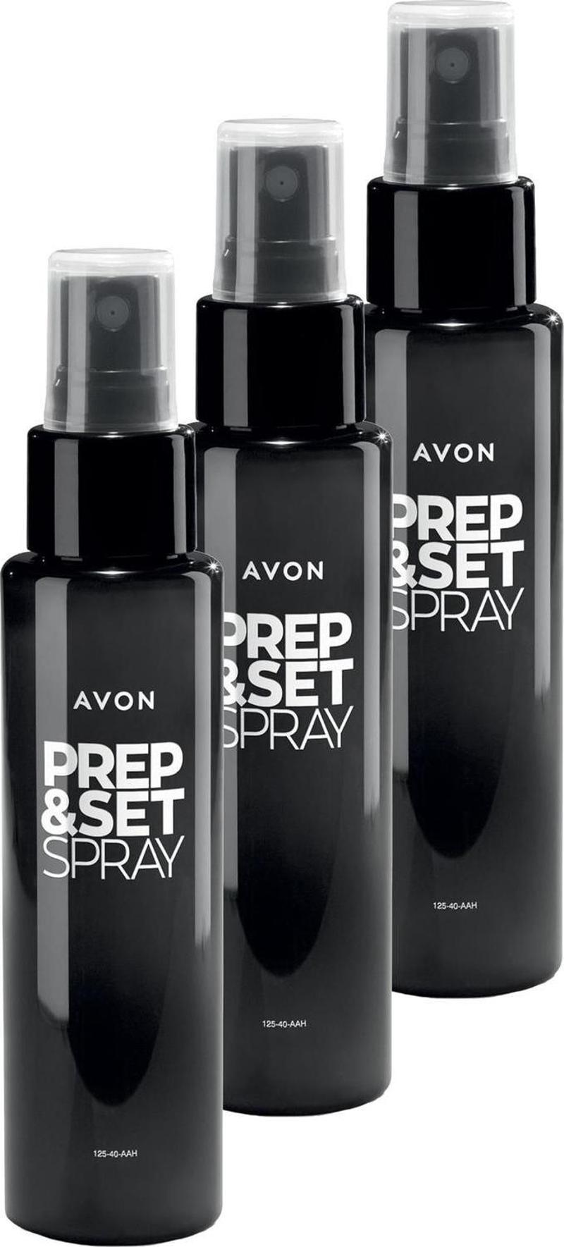 Prep and Set Spray Makyaj Sabitleyici Sprey 125 Ml. Üçlü Set