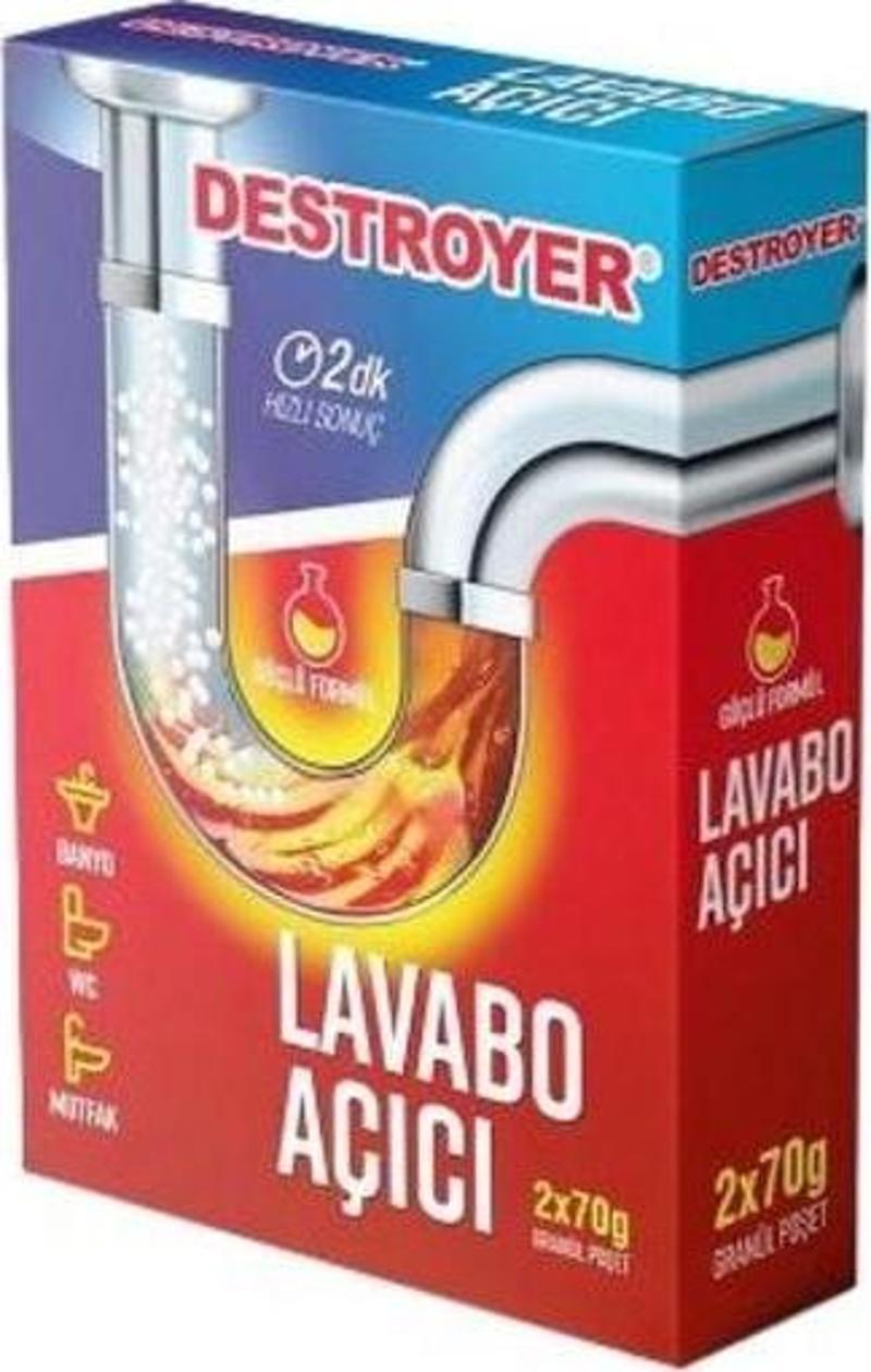 Lavabo Açıcı 2x70G Granül