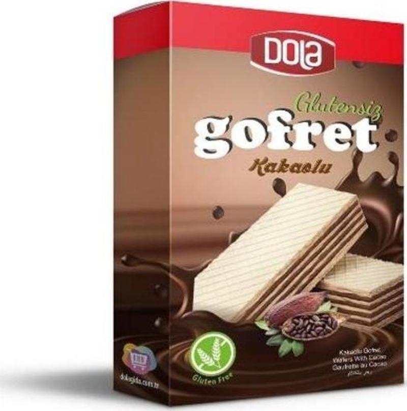 12'li Dola Glutensiz Kakaolu Gofret 100 Gr.