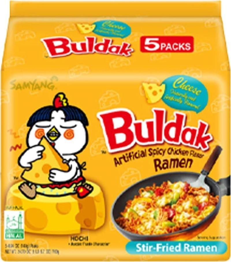 Buldak Cheese Ramen Noodle 140 G 5 Adet