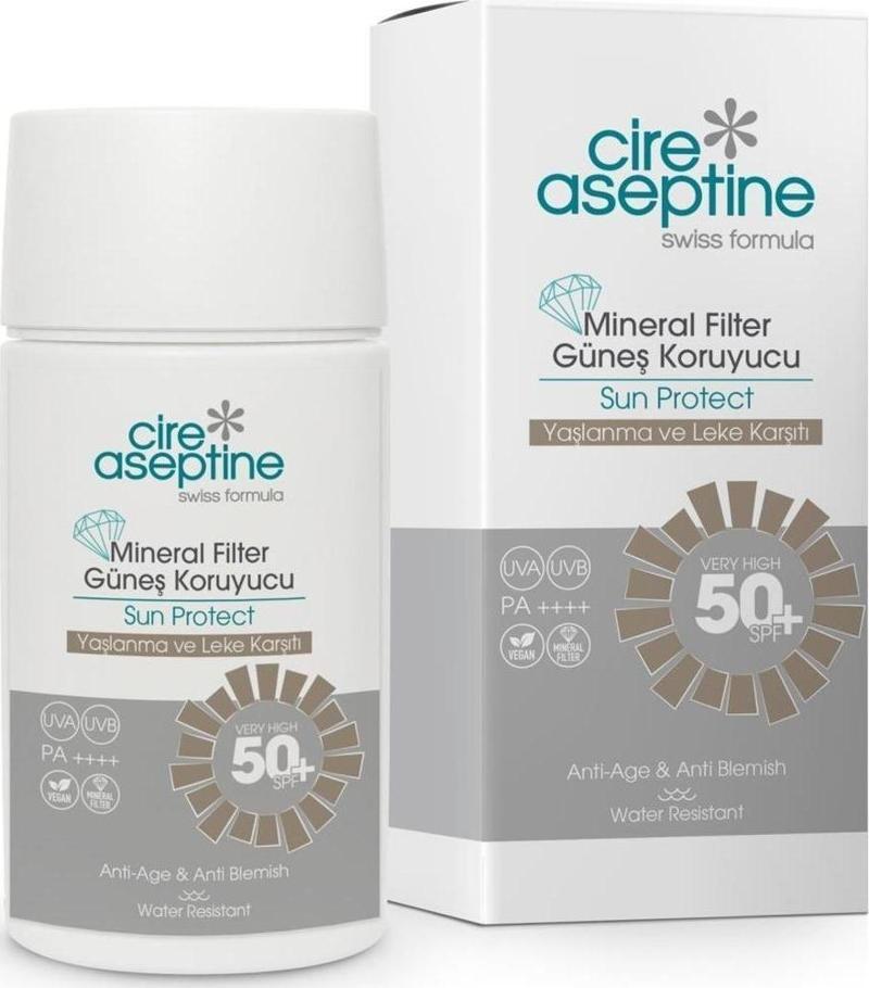 Mineral Filtreli Güneş kremi Yaşlanma ve Leke 50 SPF 50 ml