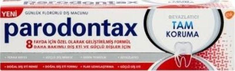 Parodontax Diş Macunu 75 ml. Tam Koruma Beyazlatıcı (4'lü)