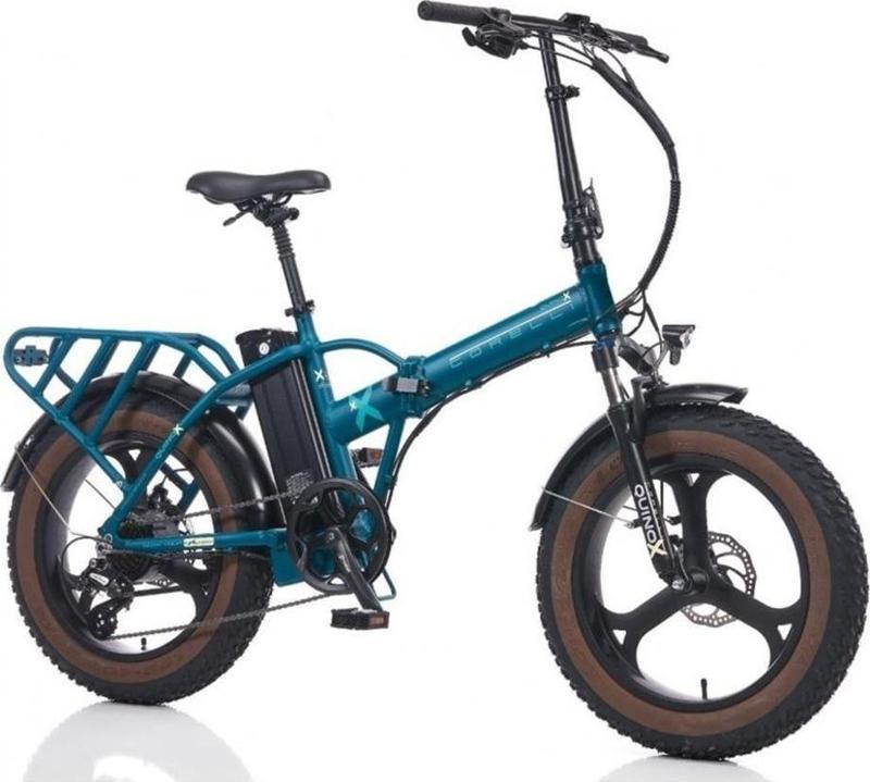 QUINOX  FAT BIKE ELEKTRİKLİ KATLANIR BİSİKLET 42CM MD 20 JANT 8 VİTES DARK GREEN