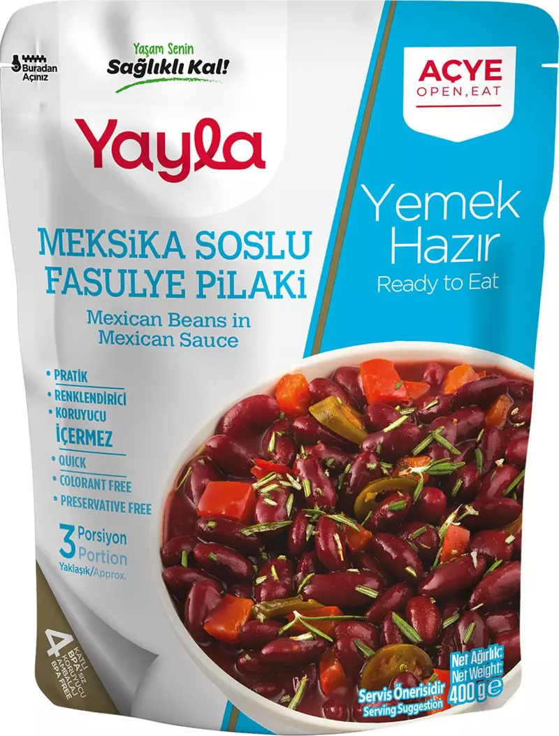 Yemek Hazır Meksika Soslu Pilaki 400 gr