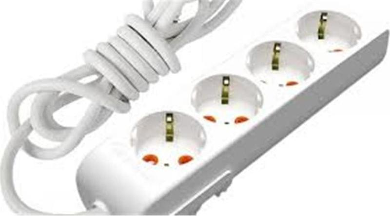 Rı-Tech 4lü Topraklı Grup Priz 5m  (001 175 410002 05 00)