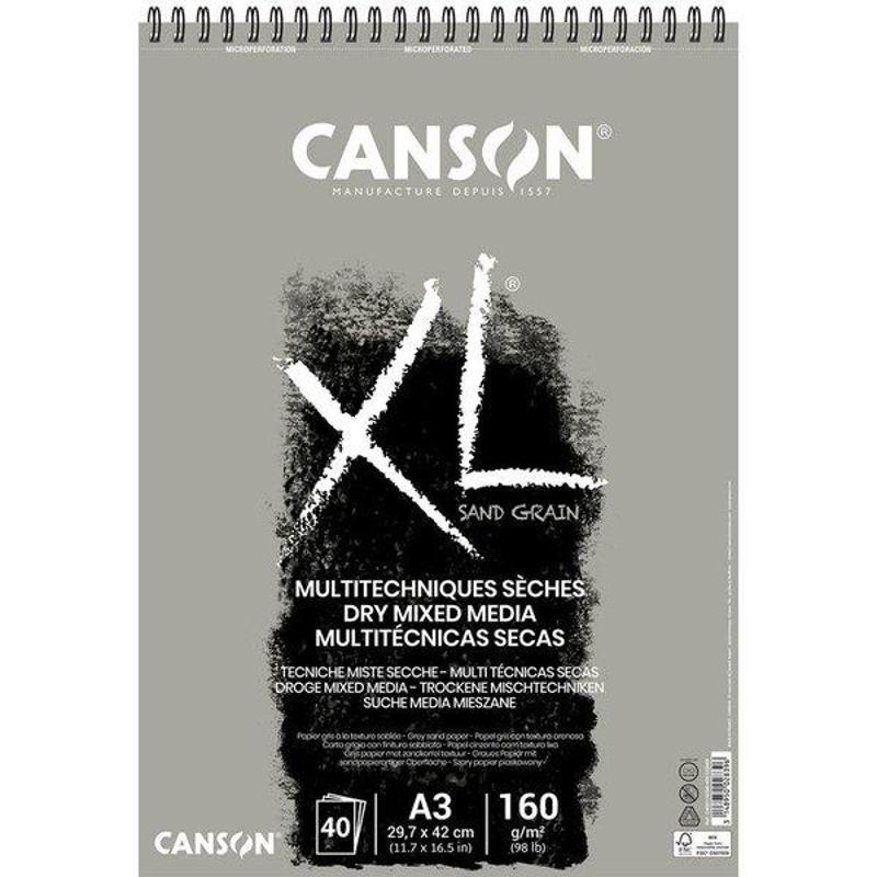Canson Canson XL A3 Sand Grain Spiralli Blok Grain - 400110396