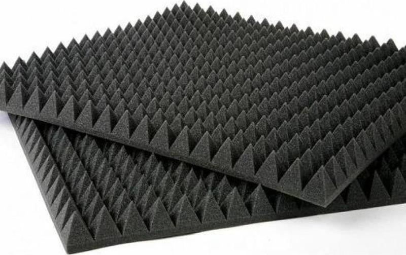 70mm Yanmaz Akustik Piramit Sünger 50Dns 100cm x 100cm (1m²)