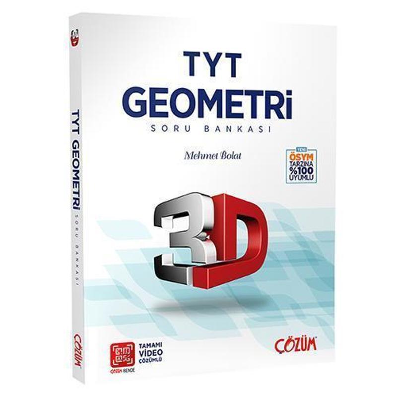 TYT 3D Geometri Tamamı Video Çözümlü Soru Bankası 3D Yayınları