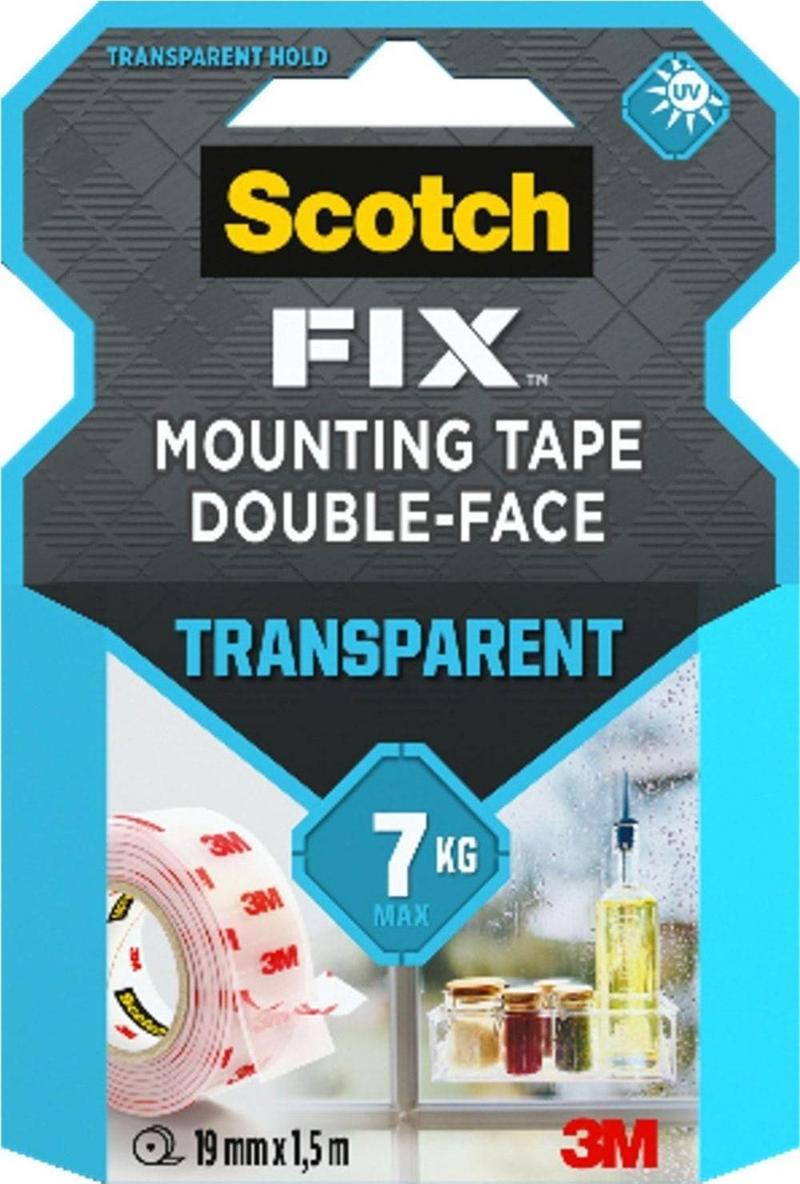 Scotch®  Şeffaf Montaj Bandı 19Mm X 1,5M 