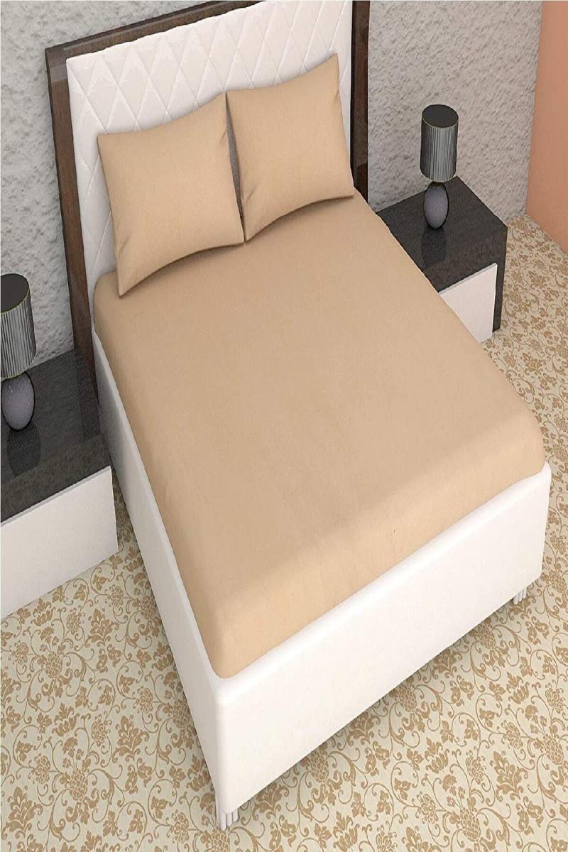 Çift Kişilik Penye Lastikli Çarşaf 150X200 Cm 2 Adet Yastık Kılıflı