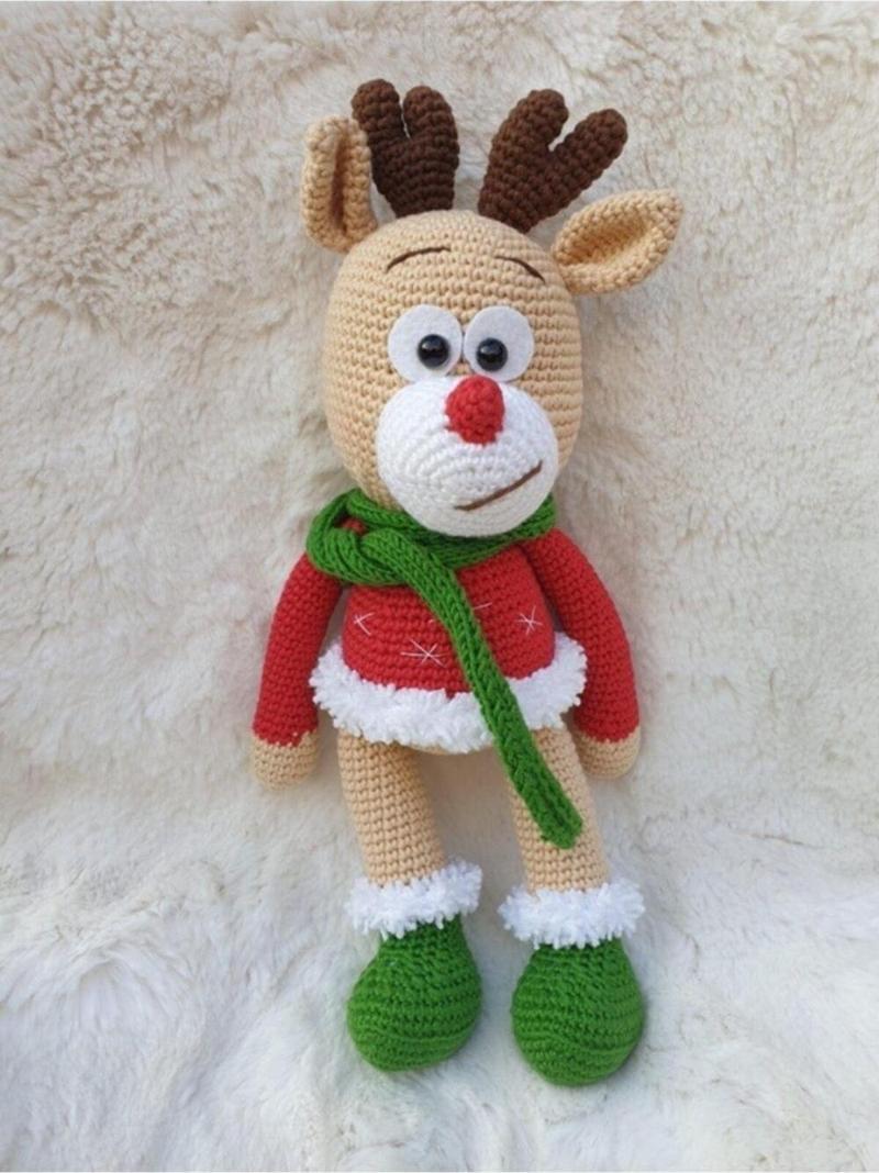 Amigurumi Yılbaşı Geyiği Oyuncak