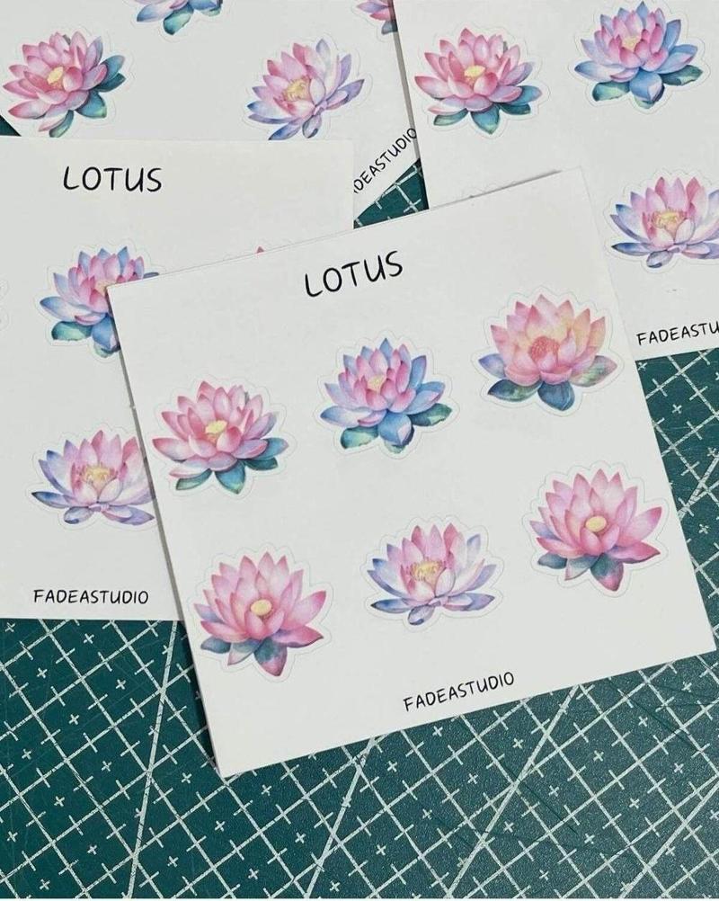 Lotus Sticker Sheets 2 Parça