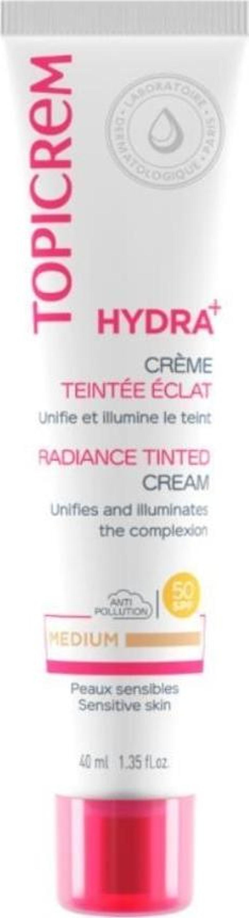 Topicream Medium Radiance Tinted Cream 40 Ml