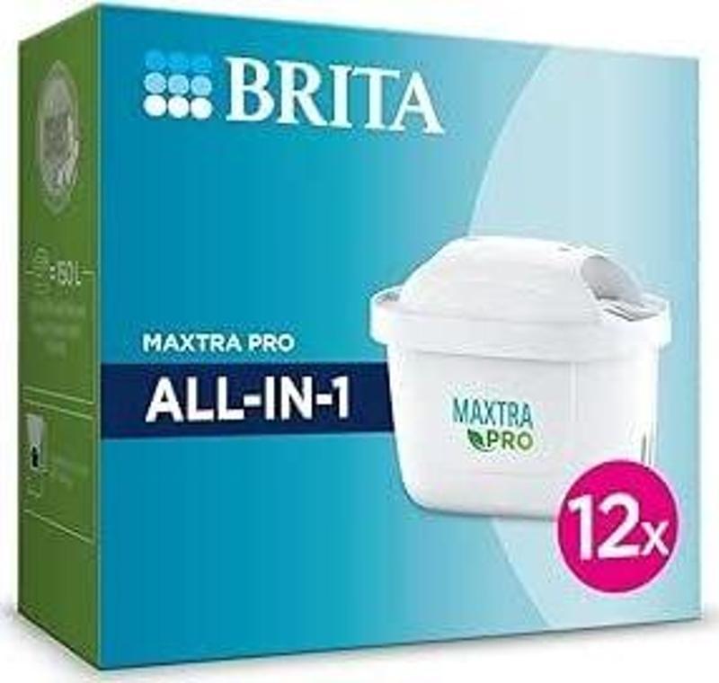 MAXTRA PRO ALL-IN-1 Yedek Su Arıtma Filtresi, 12’li