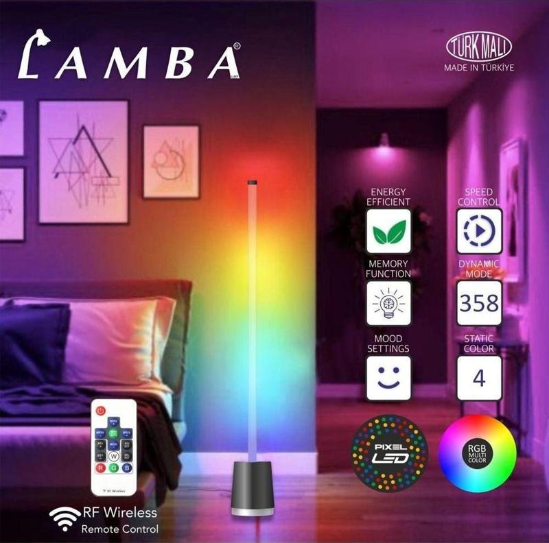 Line Dimmer Kumandalı Pixel RGB Lambader